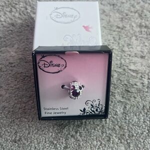 Disney Mickey February Crystal Birthstone Bead Charm